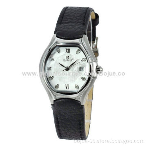 Women's Stainless Steel Watch, Slim Case, Silver Color